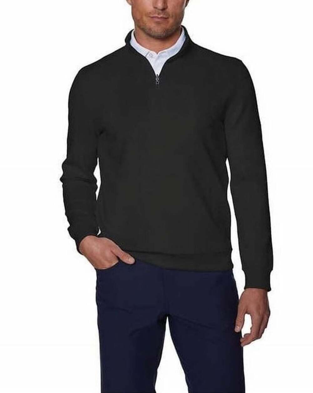 Hickey Freeman Men Moisture Wicking 1/4 Zip Pullover